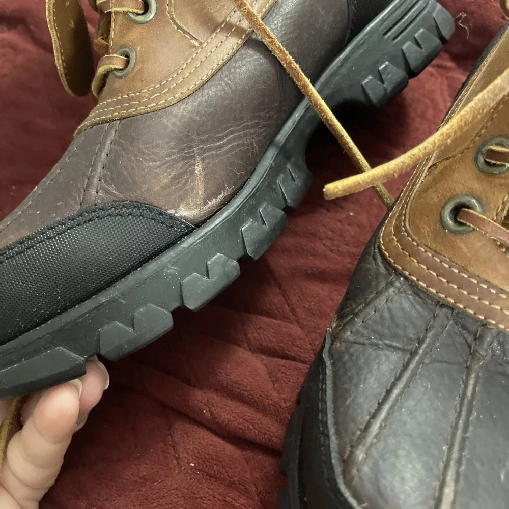 POLO SPORT Duck BOOTS GREAT COND MEN 9.5 D RALPH LAUREN *READ* Snow‎ Work Warm